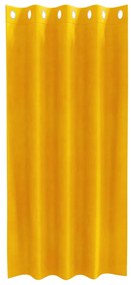 vidaXL Κουρτίνες 2 pcs Χαμομηλί κίτρινο 140 x 175 cm Βελούδο