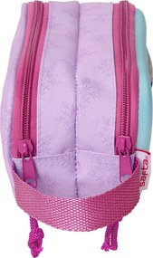 Διπλή Κασετίνα Frozen Ροζ Sky μπλε 21 x 8 x 6 cm 3D