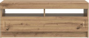 vidaXL Ντουλάπα LED Τηλεόρασης Artisan Δρυς Επεξεργασμένο Ξύλο