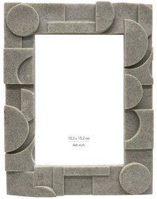 Κορνίζα Rock 031482 10x15cm Beige Glass,Polyresin