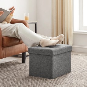 Σκαμπό Με Αποθηκευτικό Χώρο (41x31x31) Songmics LSF102G01