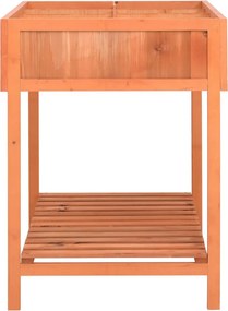 vidaXL Γλάστρα Βοτάνων 80 x 60 x 80 εκ. από Μασίφ Ξύλο Ελάτης