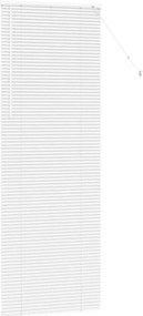 vidaXL Βενετσιάνικες Ρόδες Λευκό 220 x 70 εκ Αλουμίνιο