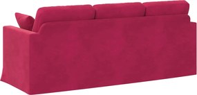 vidaXL Καναπές Κόκκινο