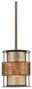 Κρεμαστό Φωτιστικό Οροφής 1xE27 Χαλκός Laguna QZ-LAGUNA-MP Elstead Lighting-QZ-LAGUNA-MP-Χάλκινο QZ-LAGUNA-MP
