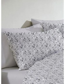 Μαξιλαροθήκη Menta Εμπριμέ 320 Grey 50x70