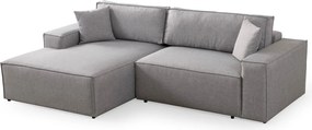 Corner Sofa-Bed Pırlo Corner Left - Light Grey Light Grey