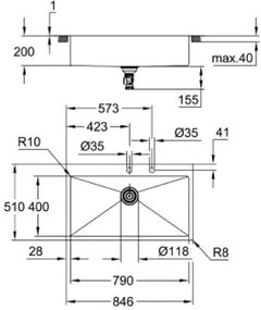 Νεροχύτης K800 Grohe
