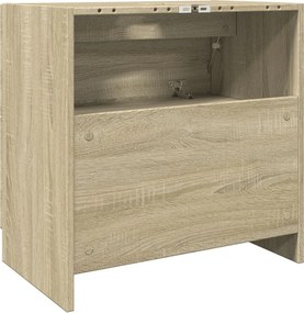 vidaXL Ντουλάπι Νιπτήρα Sonoma Δρυς 59x37x59 εκ. Επεξεργασμένο Ξύλο
