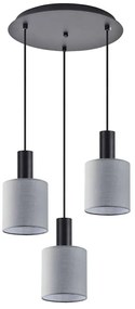 Φωτιστικό Οροφής Adept Tube 77-8516 35x35x300cm 3xE27 60W Black-Grey Homelighting