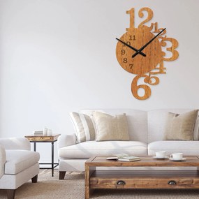 Ρολόι τοίχου  εσωτερικού χώρου ξύλινο clock3 - Clock3-Όρεγκον, 1mx1m