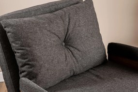 Πολυθρόνα-Κρεβάτι Σκούρο Γκρι COSMO SINGLE 77x70x82