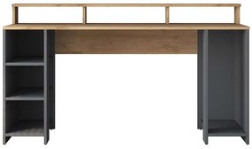 Γραφείο 893RAN3333 160x55x89,5cm Walnut-Anthracite