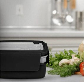 LUNCH BOXES &amp; LUNCH BAGS LIVOO ISOTHERMAL LUNCH BOX BLACK