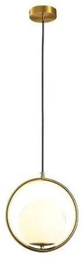 Κρεμαστό Φωτιστικό ARTE ILLUMINA 60W Ε27 Iron Gold 144-28501 Eurolamp-144-28501-Χρυσό 144-28501