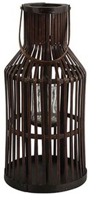 Φανάρι Ξύλινο 013.787577 23x45cm Brown Wood