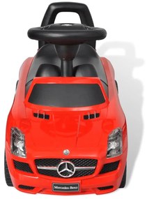 Mercedes Benz Αυτοκίνητο Παιδικό Ποδοκίνητο Κόκκινο - Κόκκινο
