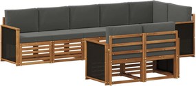 vidaXL Σετ Καναπέ Στερεό Ξύλο Ακακίας