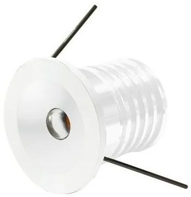 Φωτιστικό Σποτ Χωνευτό LED 1W IP22 4000K Λευκό Plus 145-68911 Eurolamp 145-68911 Λευκό