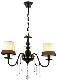 Πολυέλαιος Οροφής Aca Mulan EG167283PBW Black Matt