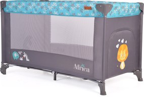 Folding cot Africa turquoise