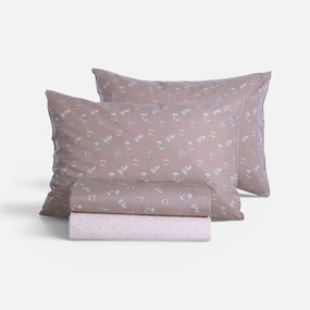 Σεντόνια Υπέρδιπλα (Σετ) Nef-Nef Homeware Violan Brown