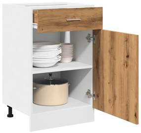 Ντουλάπι με Συρτάρια "Lyon" από Τεχνητό Δρυ 50x46x81,5 εκ. από Τεχνητό Ξύλο