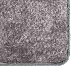 vidaXL Χαλί Πλενόμενο Γκρι 80 x 300 εκ.