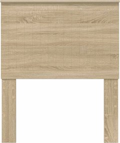 vidaXL Κεφαλάρι με κεφαλάρι Δρύς Sonoma 80 cm Επεξεργασμένο ξύλο