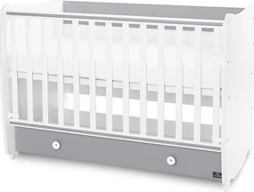 BED DREAM NEW 60/120 COLOUR WHITE/STONE GREY