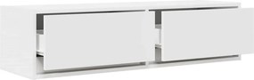 vidaXL Ντουλάπι TV Λευκό 100 x 31 x 25,5 εκ. Επεξεργασμένο ξύλο