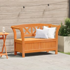 vidaXL Πάγκος Αποθήκευσης Κήπου Καφέ 119 x 76 x 44εκ.