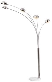 Φωτιστικό Δαπέδου 5Φ ML312461FC Chrome Marble