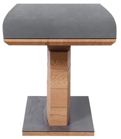 CONCORD extension table, color: top - dark grey, leg - golden oak DIOMMI V-CH-CONCORD-ST