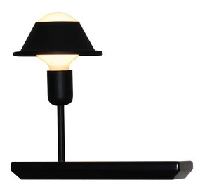 Φωτιστικό Τοίχου - Απλίκα HL-3596 ML1 ROWAN BLACK - 77-4412 - 3000K/4000K/6500K - 77-4412