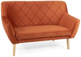 SOFA KIER 2 VELVET CYNAMON BLUVEL 4215 / BUK DIOMMI-80-2849