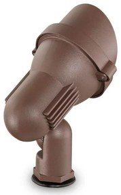 Φωτιστικό Δαπέδου Small GU10 28W 8x15x29,5cmL Coffee Ideal Lux