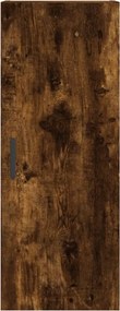 vidaXL Ντουλάπι Τοίχου Καπνιστή Δρυς 34,5 x 34 x 90 εκ.