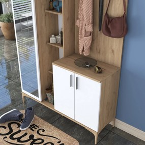 Hall Stand EA109 - 2695 Walnut
White