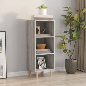 vidaXL Ντουλάπι Γκρι sonoma 34,5x32,5x90εκ. από Επεξεργασμένο Ξύλο