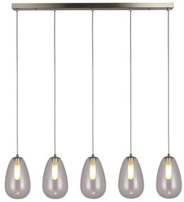 Κρεμαστό Φωτιστικό Οροφής Ευθεία 5xG9 25W IP20 Borro Sunlight-BORRO-5S-GD-Χρυσό BORRO-5S-GD