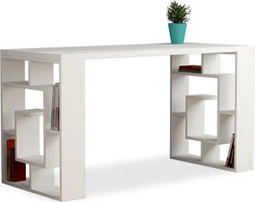 Γραφείο Labirent pakoworld λευκό 140x60x75εκ