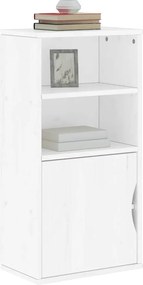 vidaXL Βοηθητικό Ντουλάπι ODDA Λευκό 40x24x79εκ. από Μασίφ Ξύλο Πεύκου