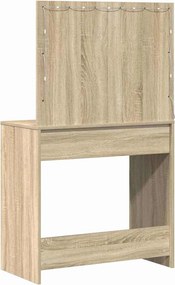 vidaXL Τραπέζι περιποίησης Δρύς Sonoma 78,5 x 41 x 135 εκ