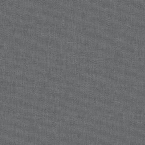 Παρκοκρέβατο Βρεφικό Σκούρο Γκρι από Λινό Ύφασμα με Στρώμα - Γκρι