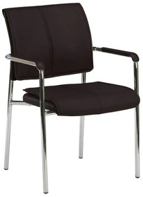 Καρέκλα υποδοχής Hemel-Μαύρο  (4 τεμάχια)