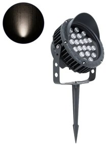 Σποτ Φωτιστικό για Φυτά 24W IP65 4500K Αλουμίνιο Γκρι 90361 Globostar-90361-Ανθρακί 90361