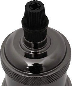 vidaXL Λαμπτήρες 2 τεμάχια γυαλιστερό μαύρο E27