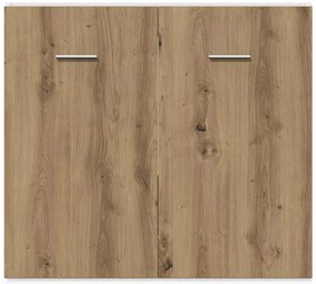 vidaXL Κάτω ντουλάπι νεροχύτη Lyon Artisan Oak Κατασκευασμένο ξύλο