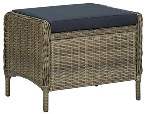 vidaXL Σετ Τραπεζαρίας Κήπου 5 Τεμαχίων Καφέ